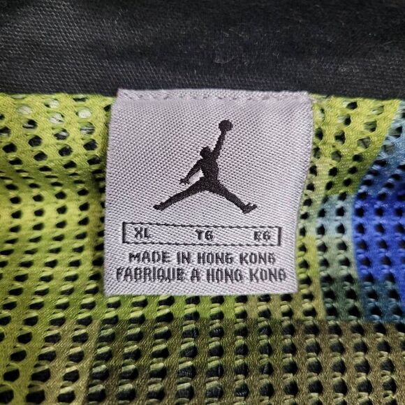 Vintage 90s Jordan Cotton Canvas Military Flight Jacket Sz XL Camo Mesh Interior - Picture 6 of 12